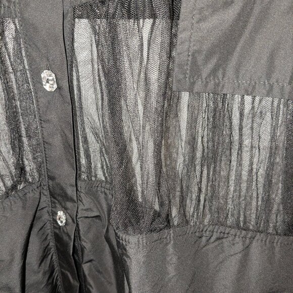 Kozan Kimono Style Oversized Black Evening Jacket 1X NWT - Picture 3 of 4